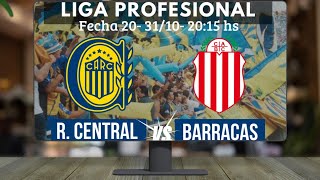 EN VIVO  Rosario Central vs Barracas Central  Fecha 20  Liga Profesional [upl. by Refinej]