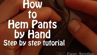 How to hem jeans in 5 minutes while keeping the original hem [upl. by Nilrak]