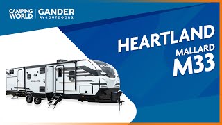 2021 Heartland Mallard M33  Travel Trailer  RV Review Camping World [upl. by Nrev989]