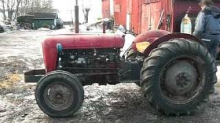 massey ferguson 35 coldstart vrangstart [upl. by Cathlene]