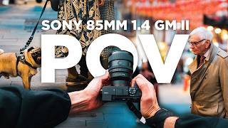 SONY 85MM 14 GM II POV Street Photography [upl. by Rengia272]