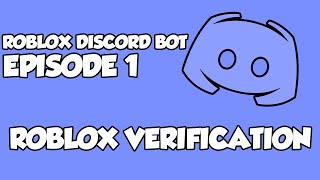 Roblox Verification Command  ROBLOX Discord Bot 1 [upl. by Euqinu]