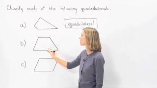 Classifying Quadrilaterals  MathHelpcom [upl. by Erehpotsirhc326]