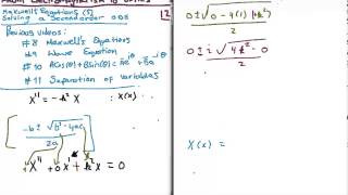 EM to Optics 12  Solving Second Order Differential Equations [upl. by Okia598]