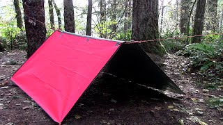 Two Tarp Shelter [upl. by Izy]