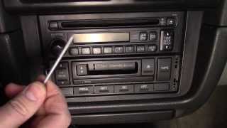 How to remove a car stereo radio [upl. by Eiralam]