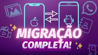 Como Transferir TUDO do Android para o iPhone ou do iPhone para Android  Mobile Trans [upl. by Kimmi]