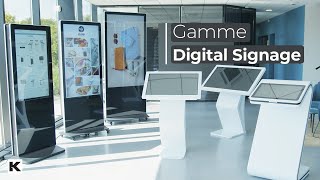 Gamme Digital Signage  Kimex [upl. by Cantu368]