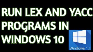 How to install FLEX on Windows  Run FLEX Program using cmd [upl. by Baerl]