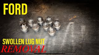 Ford Swollen Lug Nut Removal amp Replacement complete Guide [upl. by Assert]