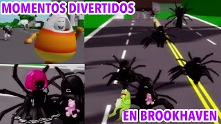 🤣MOMENTOS DIVERTIDOS EN BROOKHAVEN😆ROBLOX [upl. by Aisital]