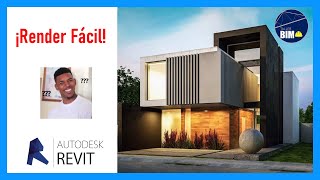 ✅✅🏡 Render Fácil y Rápido en Revit  Como renderizar en Revit [upl. by Htrahddis]