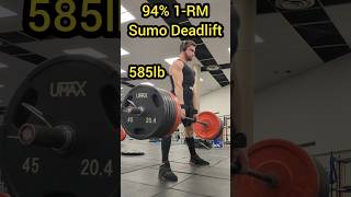 585lb Sumo Deadlift [upl. by Glad]