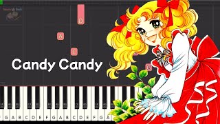 Candy Candy OP Piano Tutorial [upl. by Casilde]