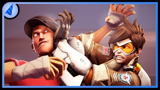 Overwatch vs TF2 SFM [upl. by Zil693]