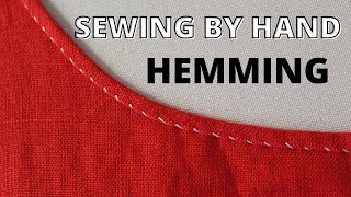 Learn How to Sew by Hand Six Basic Hand Stitches [upl. by Lewanna676]