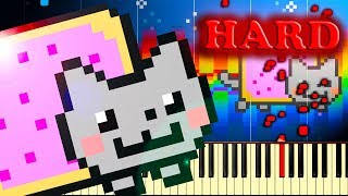 NYAN CAT  Piano Tutorial [upl. by Shinberg818]