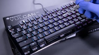 Roccat Vulcan TKL Mechanical Gaming Keyboard Unboxing  ASMR [upl. by Elime]