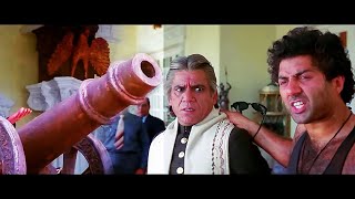 बापजी तुझे तोप से उड़ा दूंगा  नरसिम्हा  अंतिम सीन  Narsimha Climax  Sunny Deol  Om Puri [upl. by Brunell]