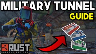 NEW Military Tunnel Keycard Puzzle Guide  Rust Console Edition [upl. by Amora]