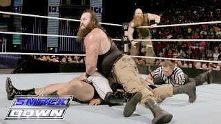 Braun Strowman amp Erick Rowan vs Local Competitors SmackDown June 30 2016 [upl. by Lehctim]