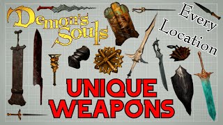 Unique Weapons Guide Every Location  Demons Souls Remake PS5 [upl. by Leaffar305]