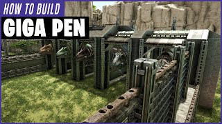 Ark How To Build A Giga Pen [upl. by Ayokal620]