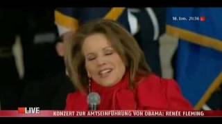 Renée Fleming  You ll Never Walk Alone  The Obama Inaugural Celebration Concert LIVE [upl. by Clovah]