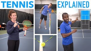 The Rules of Tennis EXPLAINED scoring terms and more [upl. by Colburn]