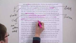 Annotating Text lesson [upl. by Enilreug]