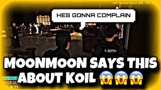 Moonmoon Mayor says this about Koil  NoPixel GTA RP [upl. by Byers]