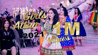 Afghan Girls Attan 2021 Part 2 wedding Parnian amp Fahim Tanweer beautiful attan [upl. by Llekram590]