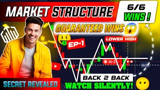 🔥 66 Winning Trades LIVE Episode 1  Market Structure EXPOSED  Quotex Trading Secrets [upl. by Sivi]