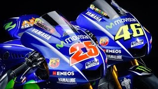 Yamaha M1 2017 Moto GP Valentino Rossi e Maverick Viñales FOTOS [upl. by Eeryk]