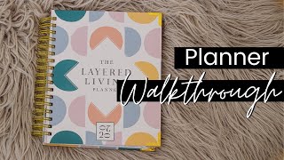 The Layered Living Planner Walkthrough [upl. by Osnofedli87]