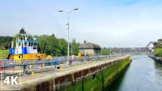 How to Cross the Ballard Locks  Carl S English Jr Botanical Garden  Seattle Walking Tour 4K [upl. by Tingley]