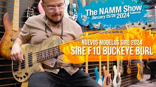 NAMM Show 2024 Sire F106 Buckeye Burl ft NelsonSegura [upl. by Anaicilef710]