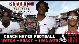 4⭐WR Isaiah Bond Highlights  Alabama lands one of the fastest players in the nation WRE [upl. by Neeli]