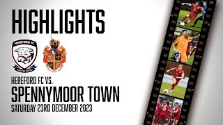 HIGHLIGHTS  Hereford 21 Spennymoor Town [upl. by Lombardy89]