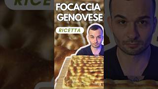 Focaccia genovese ricetta facile pizzafattaincasa focaccia pane [upl. by Chyou303]