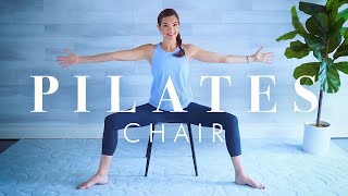 Chair Pilates for Seniors amp Beginners  Gentle Pilates Workout with Stretching [upl. by Elhsa]