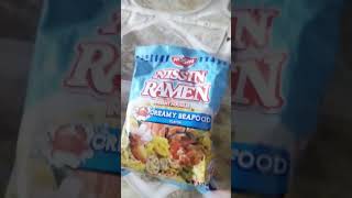 Nongshim Shin Ramyun Spicy Noodles And Nissin Ramen Creamy Seafood Flavor Noodles korean noodles [upl. by Iclehc]