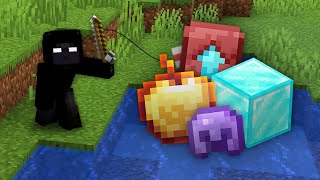 Minecraft Hunger Games But Fishing Is OP [upl. by Krueger959]