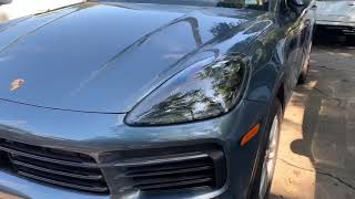 Porsche Cayenne engine cover removal 2019 air filter access tutorial [upl. by Galen2]