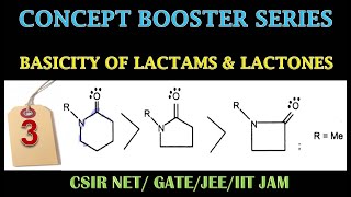 3 BASICITY OF LACTAMS amp LACTONES [upl. by Trotta553]