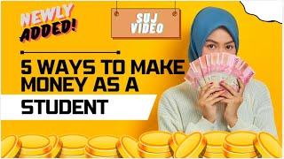 Student অবস্থায় টাকা আয় শুরু করার সহজ ৫ টা উপায়  Start Making Money from Next Month as a Student [upl. by Cowley]