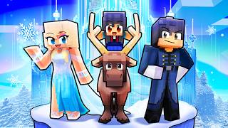 Having a FROZEN FAMILY in Minecraft [upl. by Arhna]