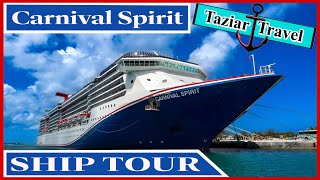 CARNIVAL SPIRIT  Full Ship Tour [upl. by Devad657]