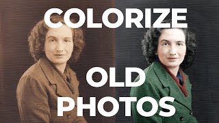 Reviving History A StepbyStep Guide to Colorizing Black and White Photographs [upl. by Aicnetroh]