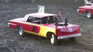 Pine City Mn 2016 IMPERIALS AGAIN  US Championship Action FRISAT demo derby [upl. by Novyar]